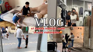 vlog/ Ci hanno trattati male in un ristorante😡 *non educo mio figlio?*