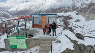 OUR FAMILY LIFETIME ENJOYMENT OF SNOWFALLING IN GILGIT BALTISTAN