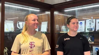 FSU Softball | Kaley Mudge and Ashtyn Danley on Tallahassee Regional