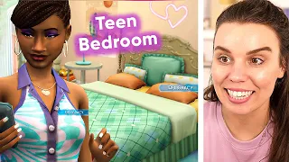 I built a bedroom for "Miss Popular" - The Sims 4 High School Years