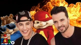 Justin Bieber Ft Luis Fonsi, Daddy Yankee - Despacito | Alvin y las ardillas