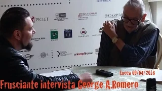 Frusciante intervista George A.Romero (Lucca 09/04/16)
