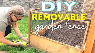 FENCE and Protect Your Raised Garden Bed | DIY How To Tutorial