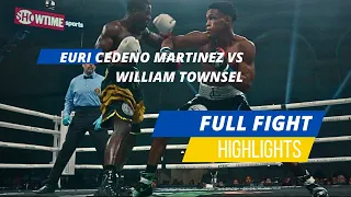 Euri Cedeno Knocks Out William Townsel In Atlantic City Showtime Boxing Event!