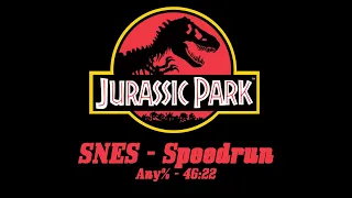 Jurassic Park SNES Any% Speedrun 46:22 [PB]