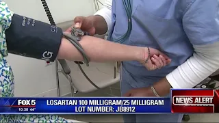 Blood pressure medication recall due to cancer concerns