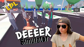 Deeeer Simulator ➣ ОЛЕНЬ И ЕГО БАНДА РУШАТ ГОРОД ➣ (угарные игры)