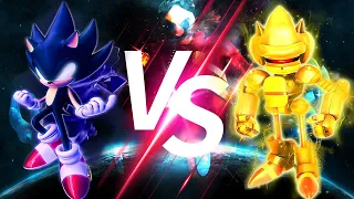 Dark Sonic VS Super Mecha Shadow (Sprite Animation) (Super Mario Bros.Z)