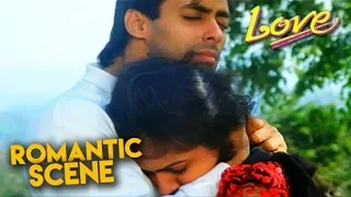 Salman Khan Meets Revathi | Love Hindi Movie | Romantic Scene | HD1080p