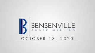 October 13, 2020 - Village Board Meeting