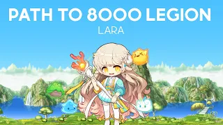 Maplestory [NA Reboot] Path to 8000 Legion: Training Lara to 200