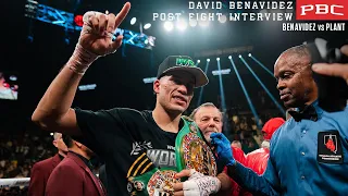 David Benavidez Post Fight Interview | Benavidez vs Plant