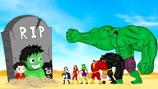 Rescue SUPERHERO All Baby HULK & BATMAN, SHAZAM  : Back from the Dead SECRET - FUNNY