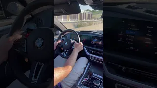 BMW XM acceleration on Autobahn! 653 HP