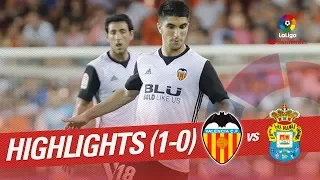 Highlights Valencia CF vs UD Las Palmas (1-0)