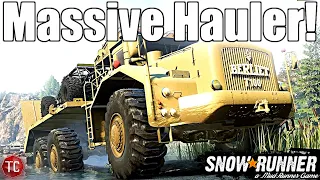 SnowRunner: The MASSIVE Berliet T100! SPECIAL HAULING FEATURE!