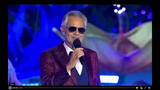 Expo 2020 Dubai UAE Opening ceremony Live - Andrea Bocelli