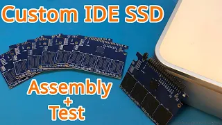 Custom 2.5-inch IDE SSD Assembly and Testing