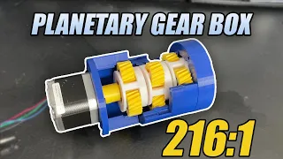 3D Printed Stackable Planetary Gearbox