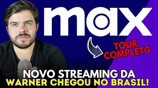 MAX | TOUR COMPLETO NO BRASIL! Warner Bros Discovery Lança NOVO STREAMING!