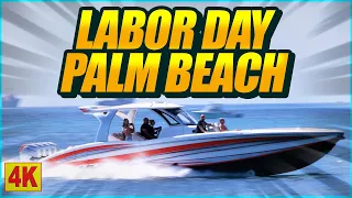 LABOR DAY ACTION AT PALM BEACH | Windy and Rough | Boats at Palm Beach Inlet