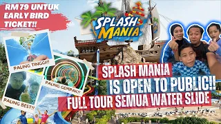 SplashMania Gamuda Cove | Water Park Terbaru | Full Tour | Shot with DJI Osmo Action 3  #review