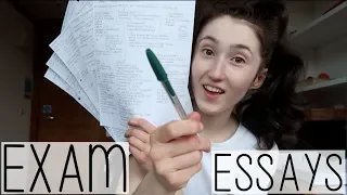 HOW TO WRITE EXAM ESSAYS! UNIVERSITY BIOLOGY STUDENT TIPS + ADVICE | EXAM SEASON DIARY #002