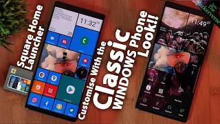 Get the Classic Windows Tile Look! - Windows Square Tile Homescreen Launcher - 2021 Guide