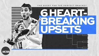 Six upsets that crushed March Madness brackets