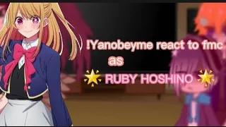 ||Yandere obey me Au react to fmc as: RUBY HOSHINO|| #OBEY ME requested by: @OBEYME_FMC