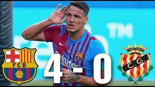 Barcelona vs Gimnastic de Tarragona [4-0], Pre-Season Friendly, 2021 - MATCH REVIEW