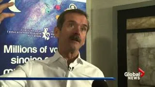 Chris Hadfield bring music from space to Earth