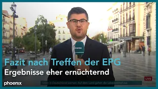 Fazit zum Treffen der Europäischen Politischen Gemeinschaft von Marlon Amoyal (phoenix) am 06.10.23