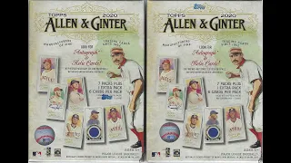 2020 Topps Allen & Ginter Baseball 2 Blaster Box Break 1 Hit