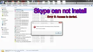Unable to execute files in temporary directory setup aborted. Error 5: access denied Fix 2018