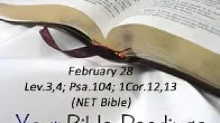 Your Bible Readings for February 28
