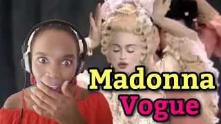 First Time Reaction To Madonna - Vogue (Live  At The MTV Awards 1990)