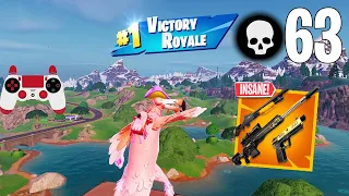 63 Elimination Solo Vs Squads Gameplay Wins (Fortnite Chapter 5 PS4 Controller)