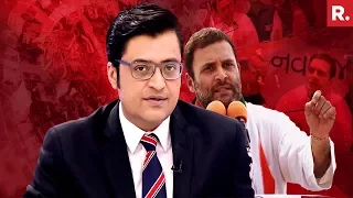 Rahul Gandhi Needs Chits To Answer Questions | The Debate With Arnab Goswami