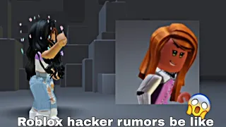 Roblox hacker rumors be like 🤔🤣😨