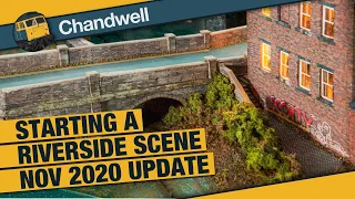 Starting a riverside scene in N Scale - November 2020 N Gauge layout update