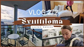 Mää matkalla lasten kanssa ✌️| Wolt ruokaa sviittiin ja valtavat VANTEET 😁 | VLOG2/2