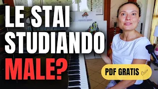 SCALE AL PIANO: il MIGLIOR modo per STUDIARLE