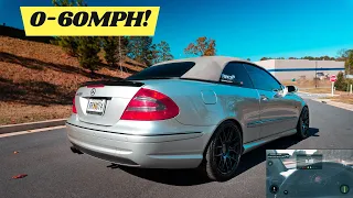 0-60MPH Mercedes CLK 500 Faster than an AMG!!!