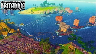 MASSIVE NORMAN INVASION! Total War Saga: Thrones of Britannia: Battle Gameplay