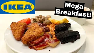 Trying the IKEA Mega breakfast!
