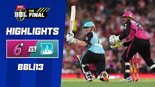 Sydney Sixers v Brisbane Heat | BBL|13