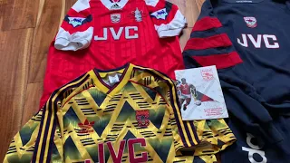 Arsenal x Adidas 1992-94 Collection. FA Cup Finals Ian Wright Review + a Vintage Tracksuit!!!