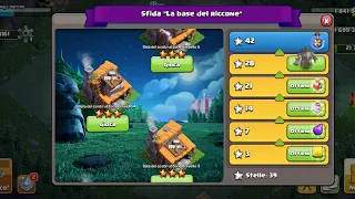 SFIDA LA BASE DEL RICCONE SALA DEL COSTRUTTORE LIVELLO 4 CLASH OF CLANS #clashofclans