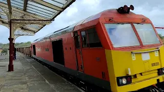 British Gypsum Freight Move DB Cargo 60020 6E97 Hellifield 06/10/2022